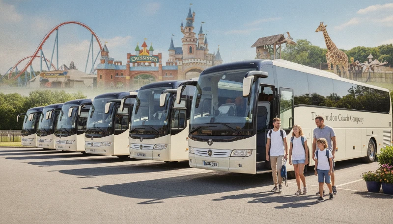 Summer Theme Park Adventures: Stress-Free Family Trips from London with Coach Hire