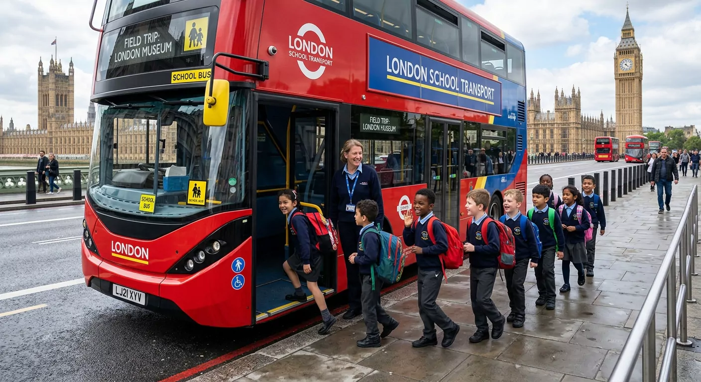 coach hire for school — Safe and Reliable Coach Hire for School Trips in London